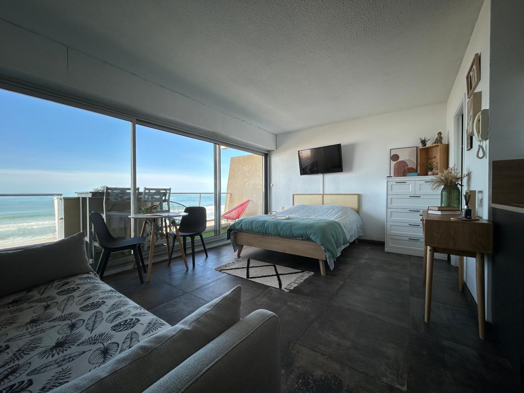 라카노오세앙 Superbe Vue A 180° Sur L'Ocean 아파트 외부 사진