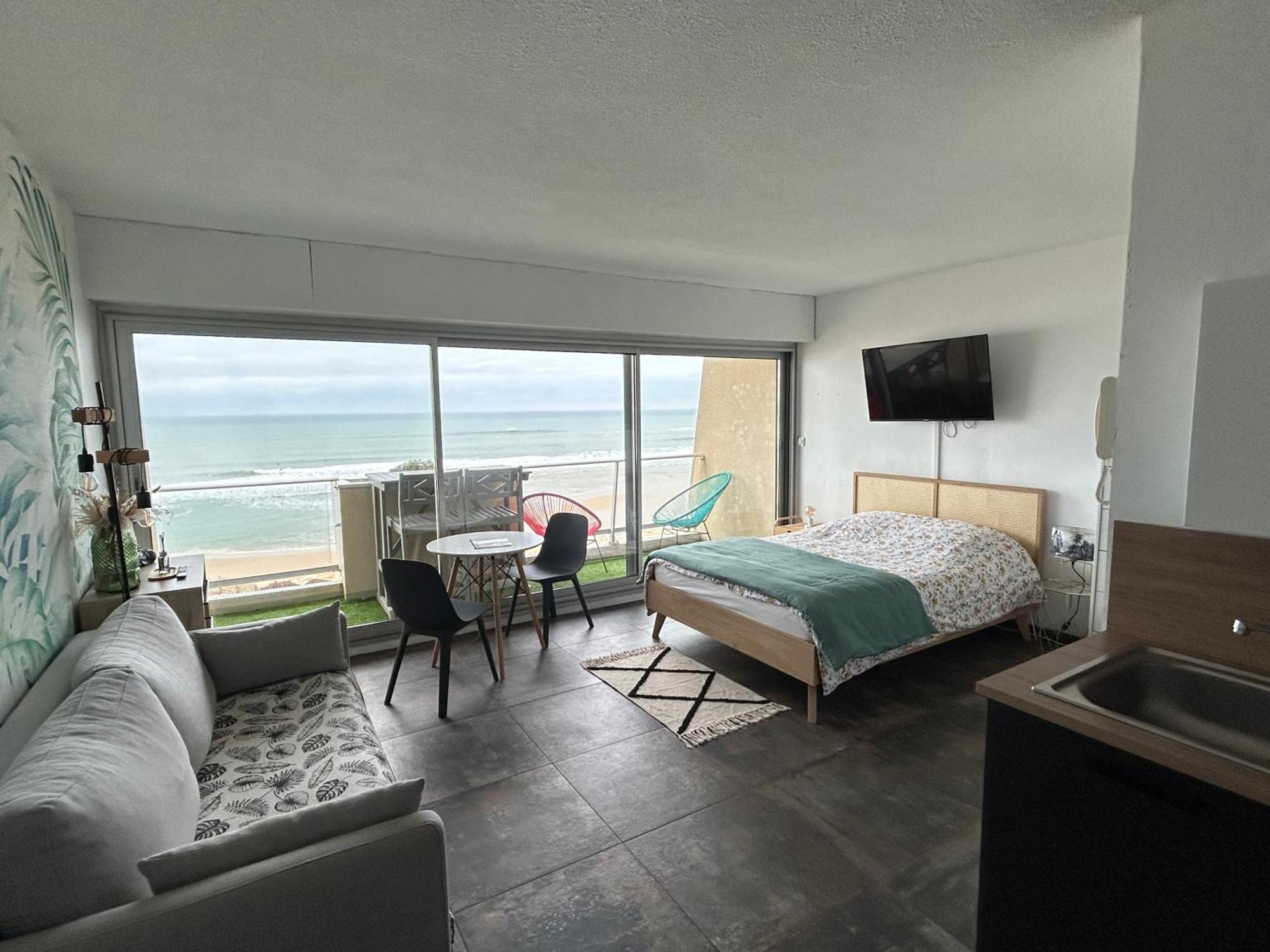 라카노오세앙 Superbe Vue A 180° Sur L'Ocean 아파트 외부 사진