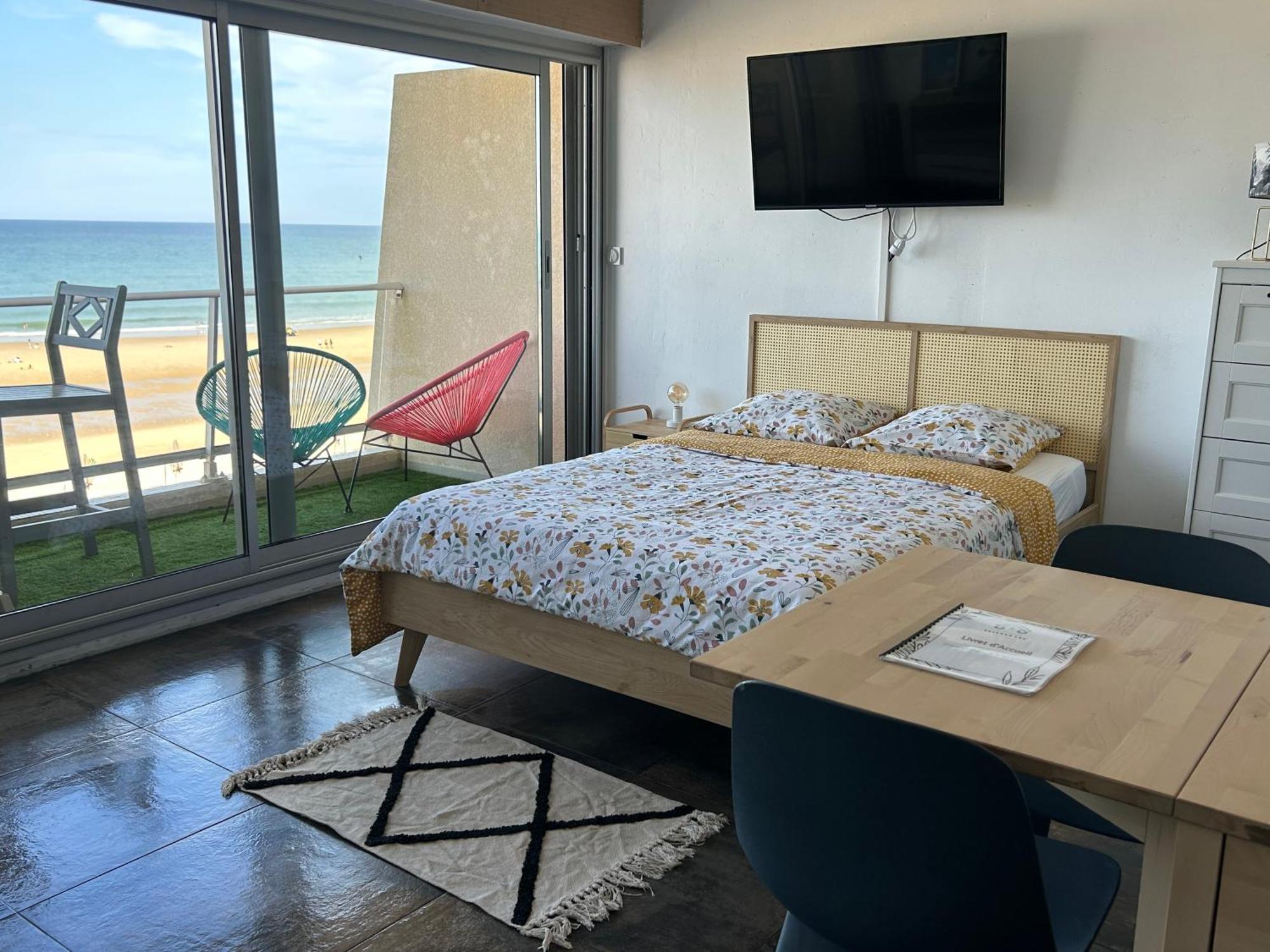 라카노오세앙 Superbe Vue A 180° Sur L'Ocean 아파트 외부 사진